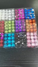 Kit 12 Bolinha De Natal Dourada Ouro Enfeite Natalino 5cm