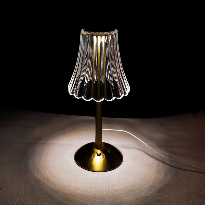 Luminária Abajur de mesa Com 3 cores LED Regulável Recarregável Xtrad CH022