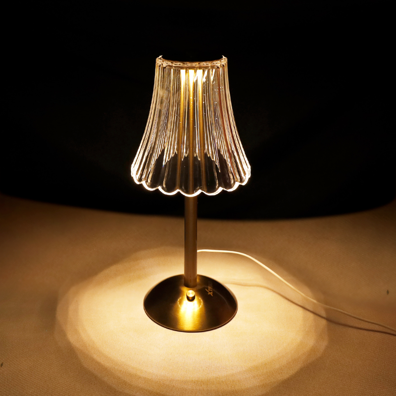 Luminária Abajur de mesa Com 3 cores LED Regulável Recarregável Xtrad CH022