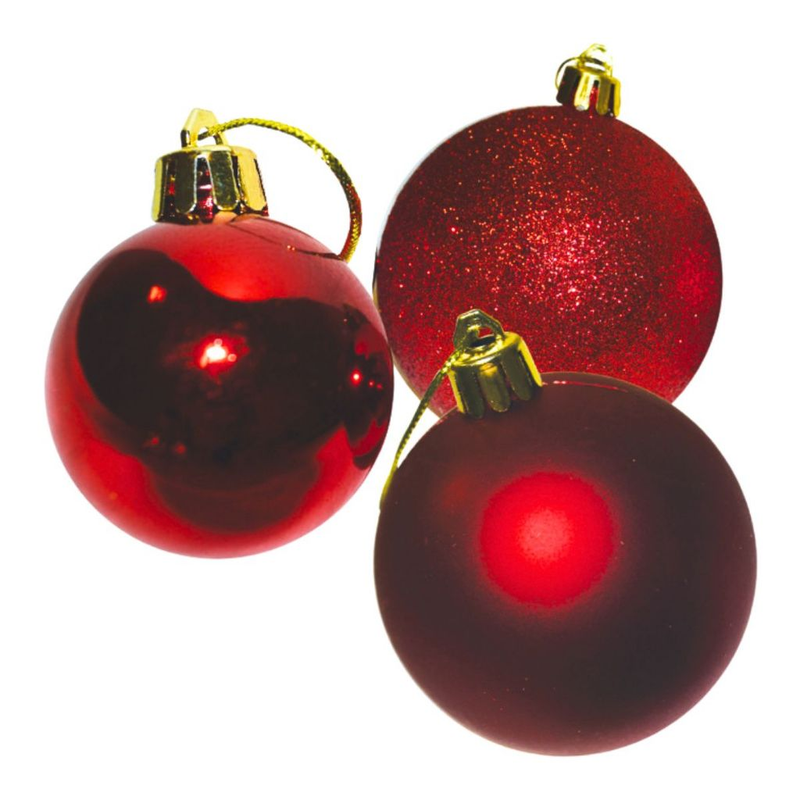 Kit 12 Bolinha De Natal Dourada Ouro Enfeite Natalino 5cm