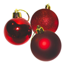 Kit 12 Bolinha De Natal Dourada Ouro Enfeite Natalino 5cm