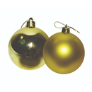 Kit 12 Bolinha De Natal Dourada Ouro Enfeite Natalino 5cm