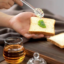 Meleira de Vidro Cristal 450ml com Pegador Pote Porta Mel Com Dosador e Tampa