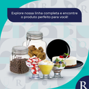 Boleira de Vidro Com Pé e Tampa Acrílica Gourmet Suporte Para Bolo, Doces e Sobremesas - Ruvolo