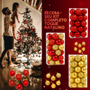 KIT 12 BOLINHAS KIT 24 BOLINHAS DE NATAL BOLAS DE ENFEITE 4CM E BRILHOSA COR DOURADA VERMELHO OU MESCLADO 4CM MIX BOLAS