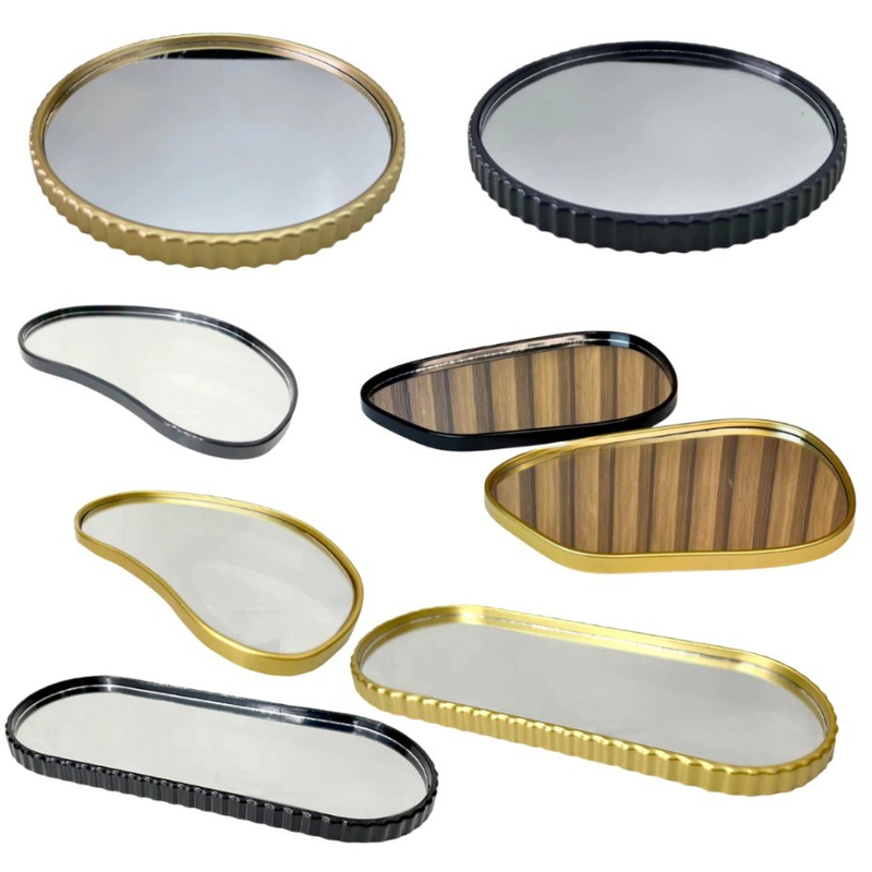 Bandeja Espelhada Banheiro Lavabo Bandeja Decorativa Multiuso