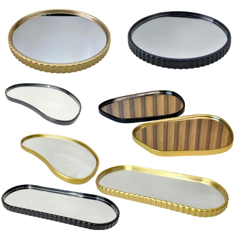 Bandeja Espelhada Banheiro Lavabo Bandeja Decorativa Multiuso