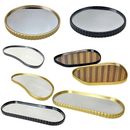 Bandeja Espelhada Banheiro Lavabo Bandeja Decorativa Multiuso