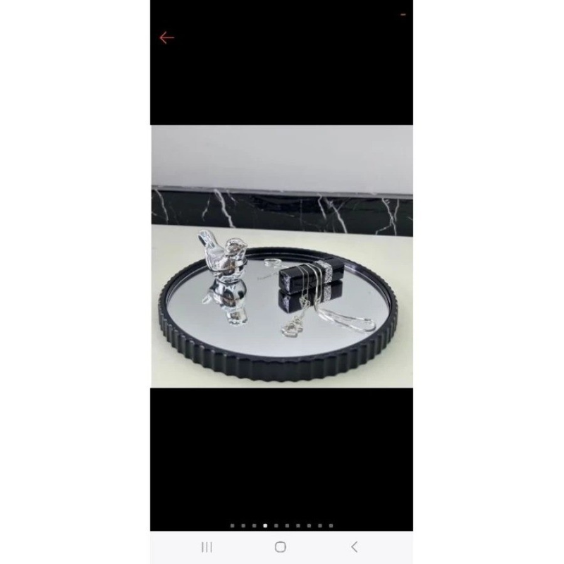 Bandeja Espelhada Banheiro Lavabo Bandeja Decorativa Multiuso