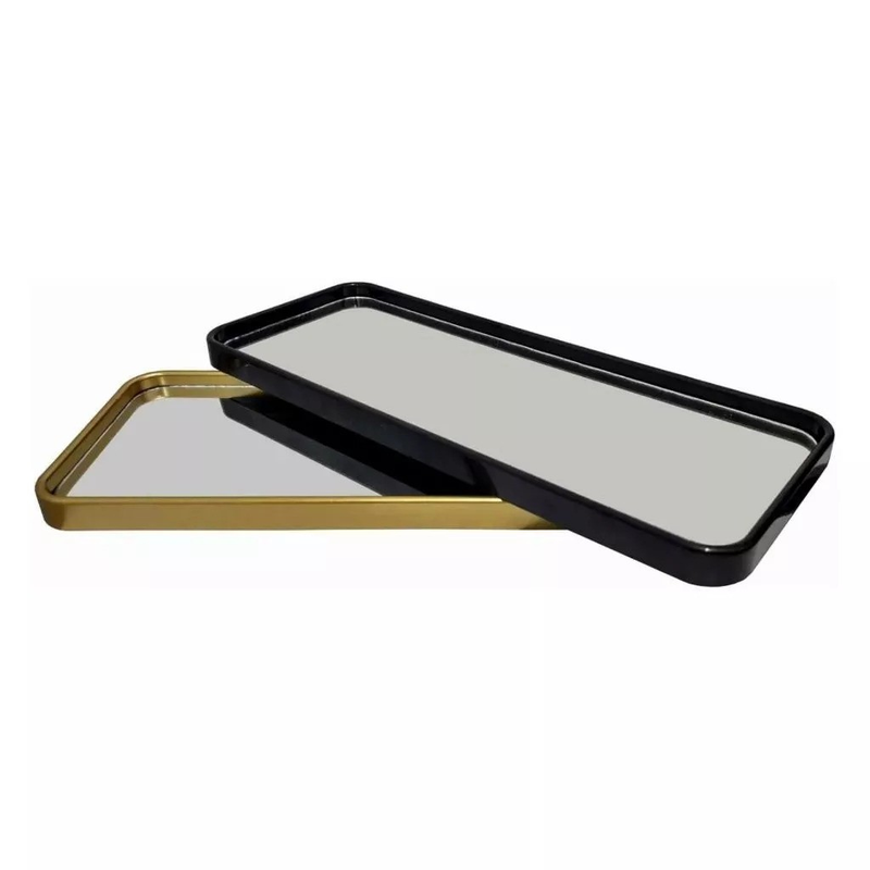 Bandeja Espelhada Banheiro Lavabo Bandeja Decorativa Multiuso