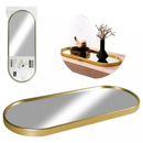 Bandeja Espelhada Banheiro Lavabo Bandeja Decorativa Multiuso