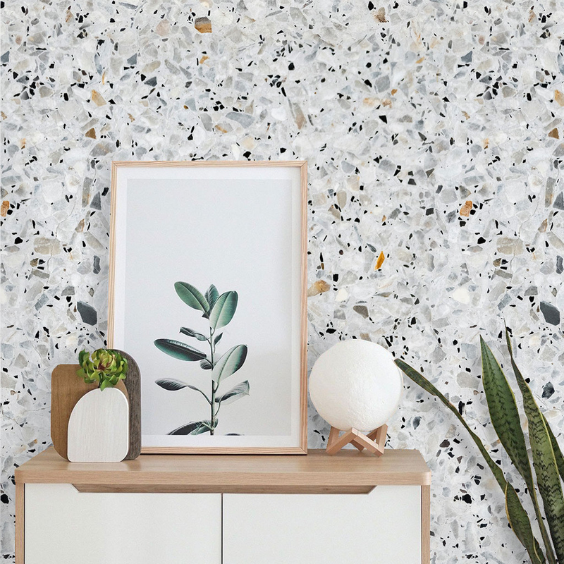 Papel de Parede Mármore Lavável Quarto Sala Cozinha Banheiro Autocolante