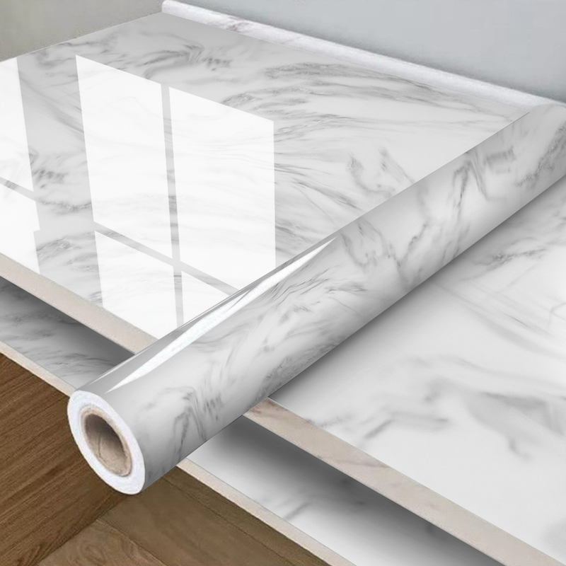 Papel de Parede Mármore Lavável Quarto Sala Cozinha Banheiro Autocolante