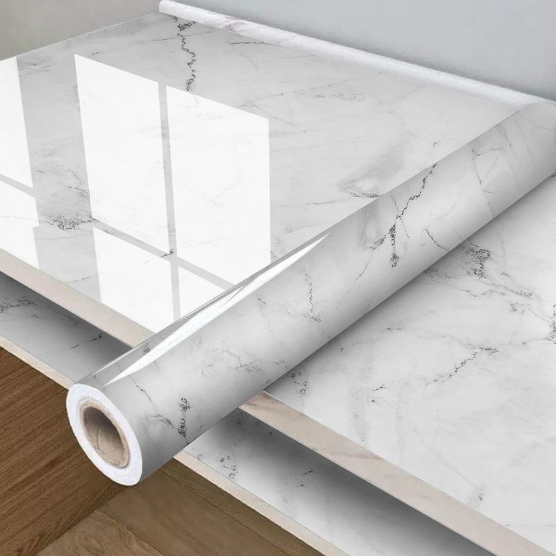 Papel de Parede Mármore Lavável Quarto Sala Cozinha Banheiro Autocolante