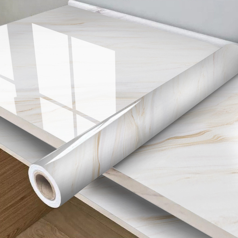 Papel de Parede Mármore Lavável Quarto Sala Cozinha Banheiro Autocolante