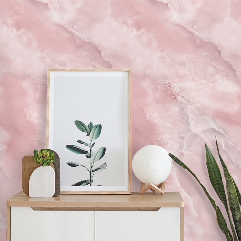 Papel de Parede Mármore Lavável Quarto Sala Cozinha Banheiro Autocolante