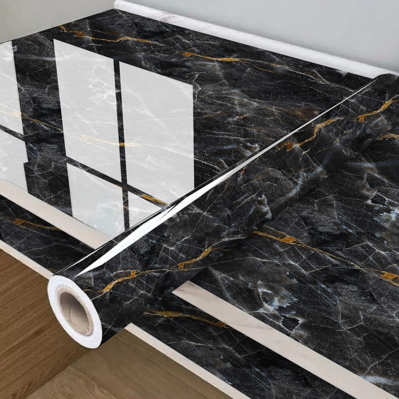 Papel de Parede Mármore Lavável Quarto Sala Cozinha Banheiro Autocolante